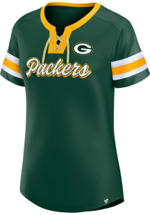 Green Bay Packers Womens Iconic Fashion Football Jersey - Green