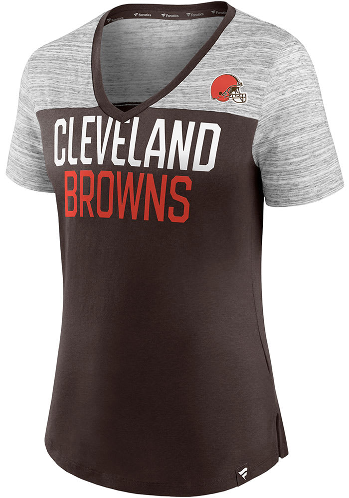 Cleveland Browns Womens BROWN Iconic T-Shirt 17288169