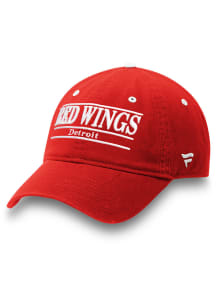 Detroit Red Wings Primary Bar Unstructured Adjustable Hat - Red