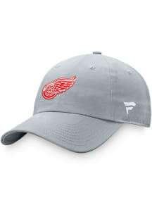 Detroit Red Wings Retro Core Unstructured Adjustable Hat - Grey
