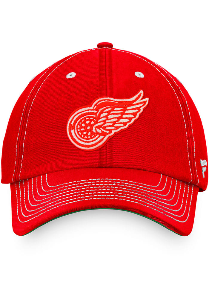Adidas Hockey Fights Cancer Cuff Knit Pom Hat - Detroit Red Wings