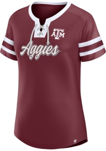 Texas A&amp;M Aggies Womens Athena Fashion Football Jersey - Maroon