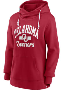 Oklahoma Sooners Womens Cardinal Iconic Hooded Sweatshirt