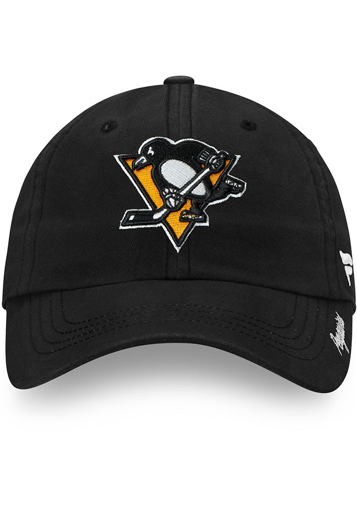 Pittsburgh Penguins Black Core W Unstructured Womens Adjustable Hat