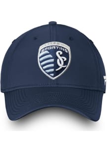Sporting Kansas City Mens Navy Blue Elevated Speed Flex Hat