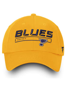 St Louis Blues Authentic Pro Fundamental Adjustable Hat - Gold
