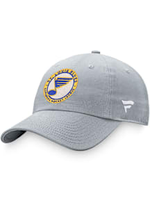 St Louis Blues Retro Core Unstructured Adjustable Hat - Grey