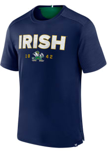 Notre Dame Fighting Irish Navy Blue Defender Streaky Short Sleeve T Shirt