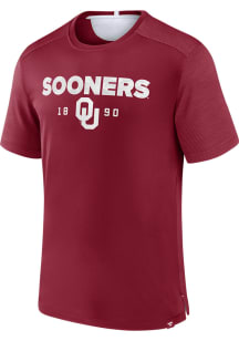 Oklahoma Sooners Crimson Defender Streaky Short Sleeve T Shirt