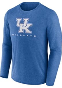 Kentucky Wildcats Blue Defender Logo Long Sleeve T-Shirt