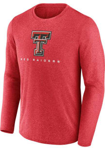 Texas Tech Red Raiders Red Defender Logo Long Sleeve T-Shirt