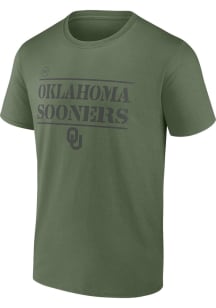 Oklahoma Sooners Olive OHT Stencil Short Sleeve T Shirt