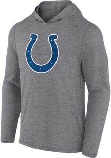 Indianapolis Colts Mens Grey PRIMARY Long Sleeve Hoodie