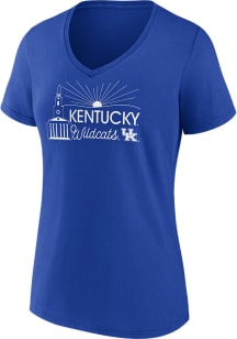 Kentucky Wildcats Womens Blue Iconic Short Sleeve T-Shirt