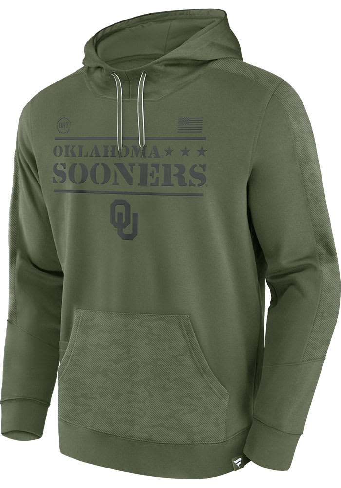 Fanatics Branded Oklahoma State Cowboys Olive OHT Embossed Hood, Olive, 100% POLYESTER, Size 2XL, Rally House