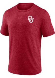 Oklahoma Sooners Crimson Heritage Old School Bold Short Sleeve Fashion T Shirt