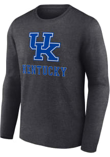 Kentucky Wildcats Charcoal Name Drop Long Sleeve T Shirt