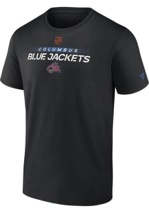 Columbus Blue Jackets Black Pro Confidential Short Sleeve T Shirt
