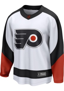 Philadelphia Flyers Mens White Pro Confidential Hockey Jersey