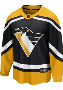 Pittsburgh Penguins Mens Black Pro Confidential Hockey Jersey