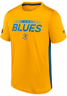 St Louis Blues Gold Pro Confidential Short Sleeve T Shirt