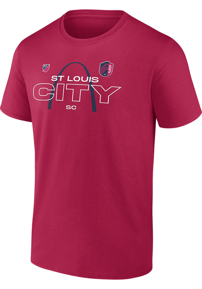 St Louis Cardinals Mens Grey Away Wordmark Big and Tall Zip Sweatshirt