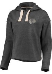 Chicago Blackhawks Womens Grey Pullover Hooded Sweatshirt