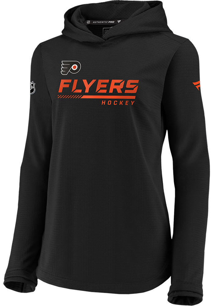 Philadelphia Flyers Womens Black Pullover Hooded Sweatshirt