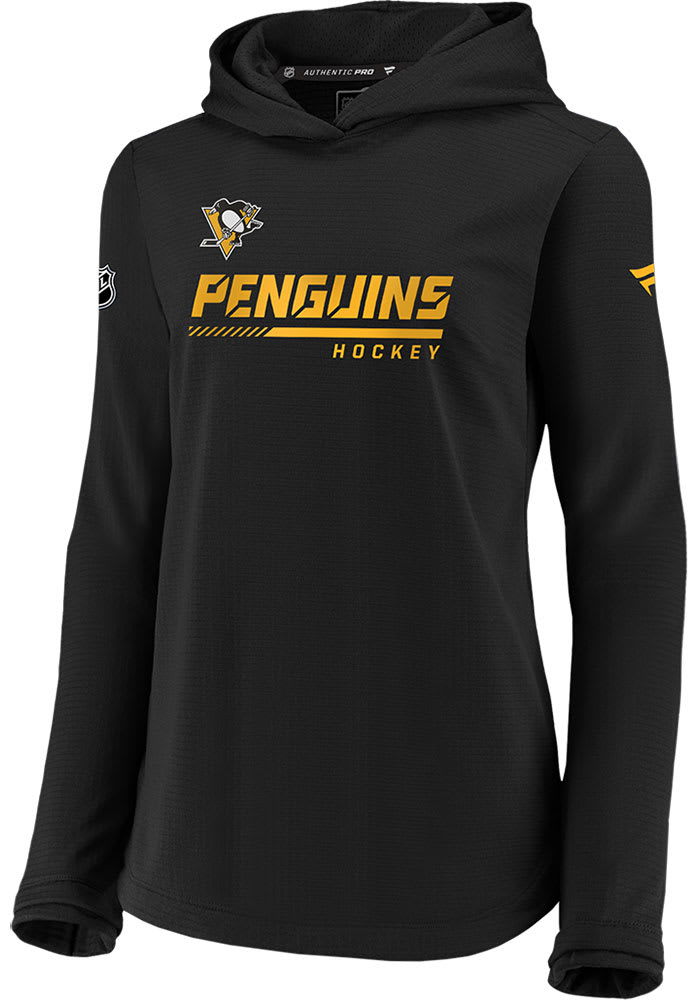 Pittsburgh Penguins Womens Black Pullover Hooded Sweatshirt