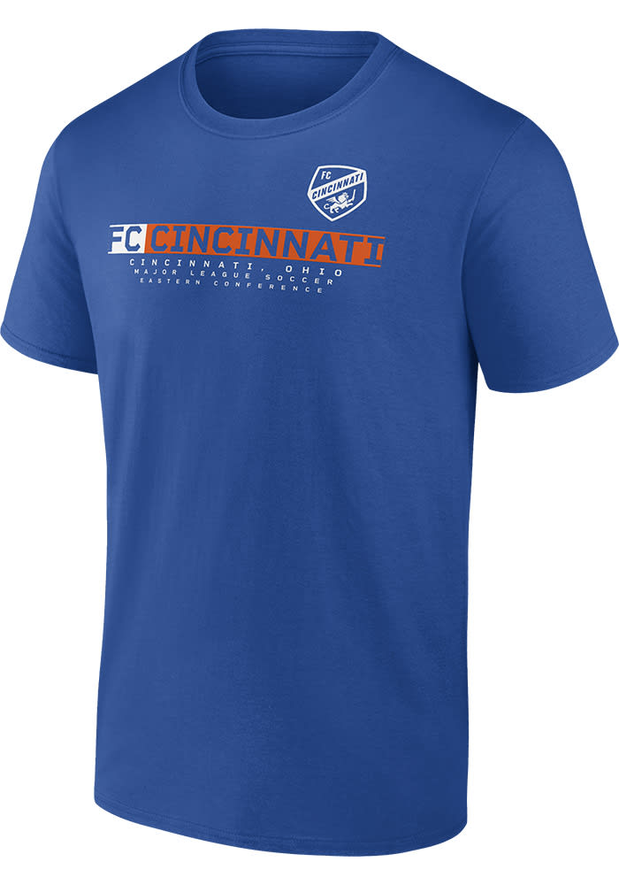 FC Cincinnati Blue TONAL LOGO Short Sleeve T Shirt