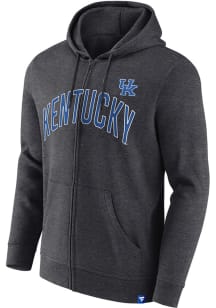 Kentucky Wildcats Mens Charcoal Zero Sum Long Sleeve Full Zip Jacket