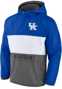 Kentucky Wildcats Mens Blue Victory On Color Block Light Weight Jacket