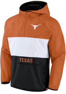 Texas Longhorns Mens Burnt Orange Victory On Color Block Light Weight Jacket