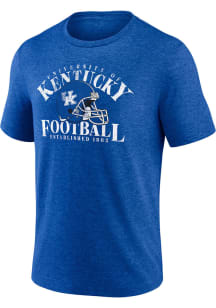 Kentucky Wildcats Blue The Goods Triblend Short Sleeve Fashion T Shirt