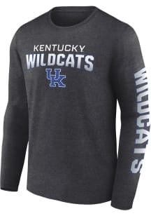 Kentucky Wildcats Charcoal Anyones Game Long Sleeve T Shirt