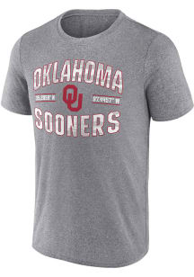 Oklahoma Sooners Grey Want to Play Short Sleeve T Shirt