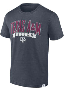 Texas A&amp;M Aggies Charcoal True Classics Snow Wash Short Sleeve Fashion T Shirt