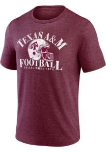 Texas A&amp;M Aggies Maroon The Goods Triblend Short Sleeve Fashion T Shirt