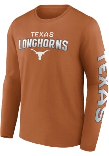 Texas Longhorns Burnt Orange Anyones Game Long Sleeve T Shirt