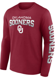 Oklahoma Sooners Crimson Anyones Game Long Sleeve T Shirt