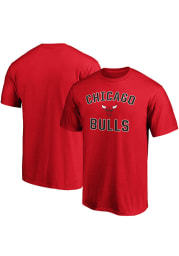 Chicago Bulls Red Victory Arch Short Sleeve T Shirt