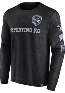 Sporting Kansas City Black BODY TRAPPING Long Sleeve T Shirt