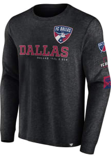 FC Dallas Black BODY TRAPPING Long Sleeve T Shirt