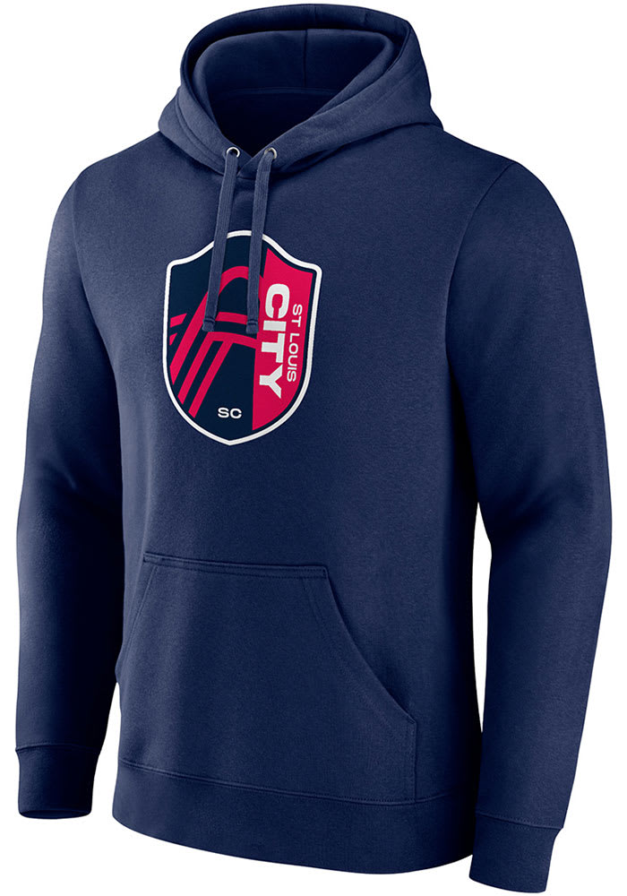 St Louis City SC Mens NAVY TEAM LOGO Hoodie 17289131