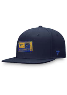 St Louis Blues Navy Blue 2023 Authentic Pro Training Mens Snapback Hat