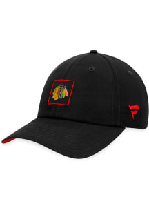 Chicago Blackhawks 2023 Authentic Pro Performance Adjustable Hat - Black