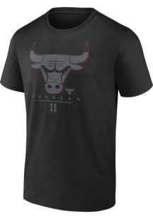 Demar DeRozan  Chicago Bulls Black  Cotton Short Sleeve T Shirt