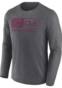 Cleveland Cavaliers Maroon Poly Long Sleeve T-Shirt