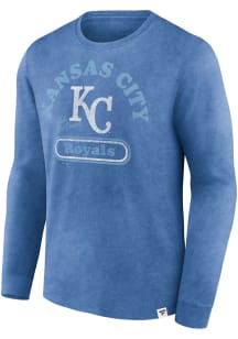 Kansas City Royals Blue Snow Washed Biblend Long Sleeve T Shirt