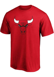 Chicago Bulls Red Cotton Short Sleeve T Shirt
